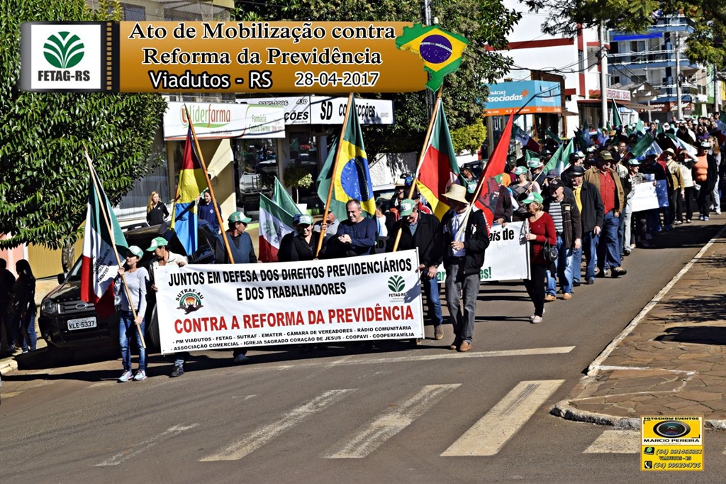 Ir para  <p><big>Viadutos atrav&eacute;s de suas organiza&ccedil;&otilde;es sociais, entidades e popula&ccedil;&atilde;o deram mais uma demonstra&ccedil;&atilde;o que s&atilde;o contr&aacute;rios as reformas...